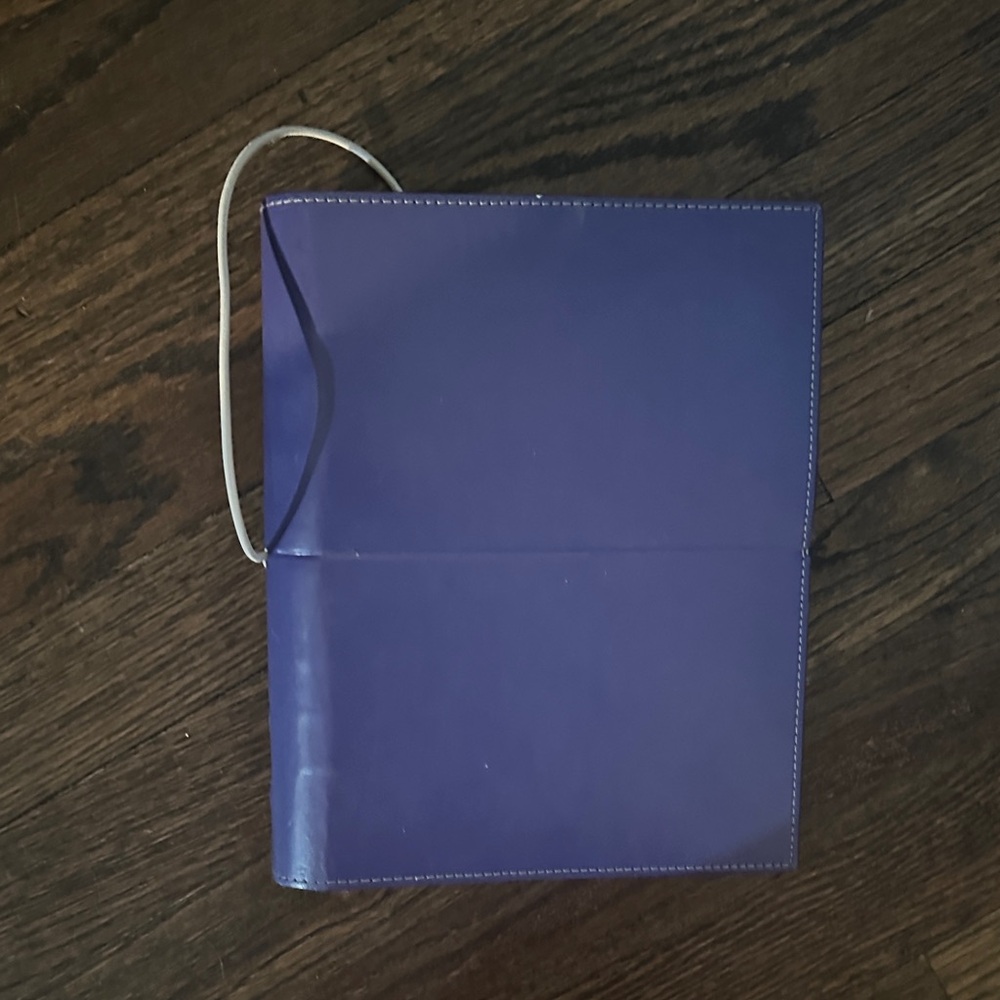 Purple Leather filoFAX folio planner organizer with many extras